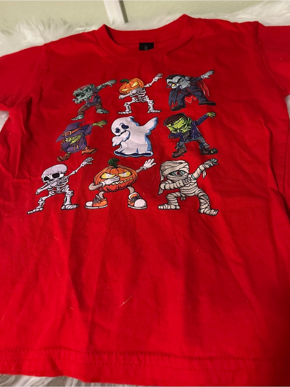 Gildan Red Kids' Halloween Character Tee